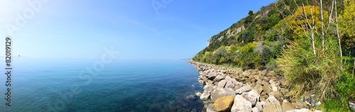  Stunning rock naturist beach in Trieste Italy © DavidArts