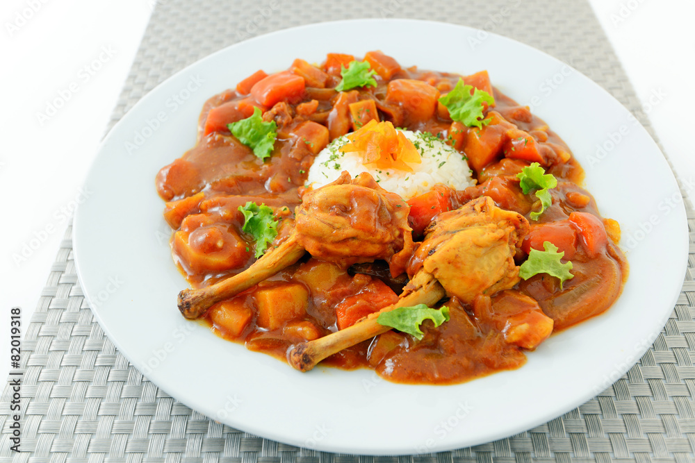 おいしそうなカレーライス おいしそうなカレーライス