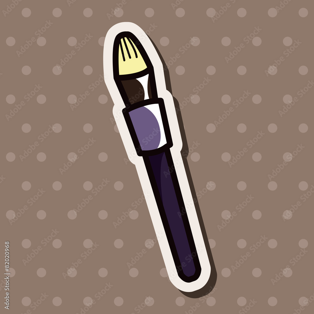 makeup brush theme elements vector,eps makeup brush theme elements vector,eps
