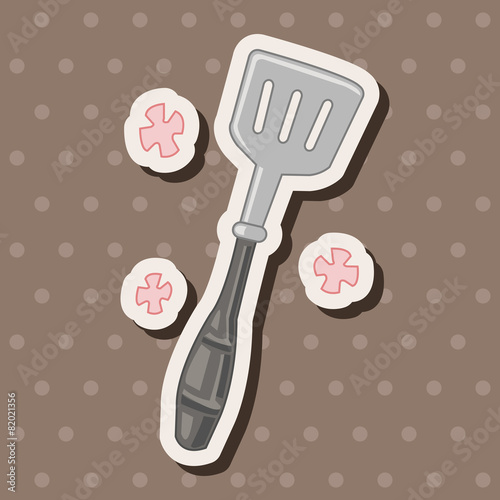 kitchenware spatula theme elements vector,eps