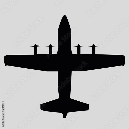 Airplanes top view