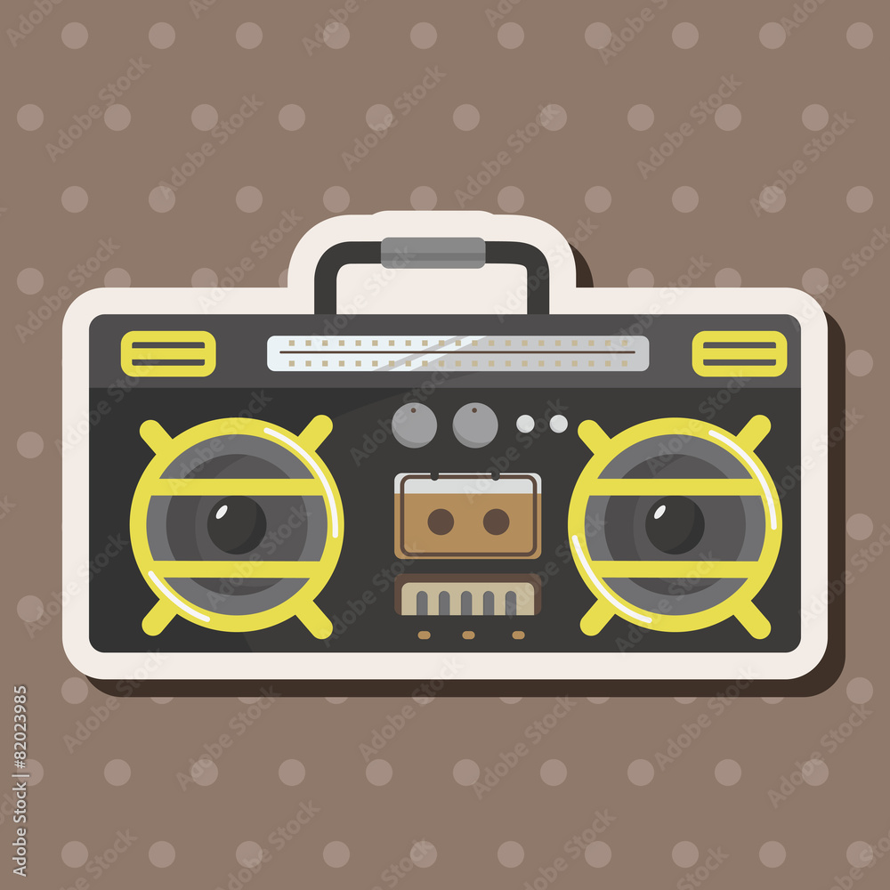 radio theme elements vector,eps radio theme elements vector,eps