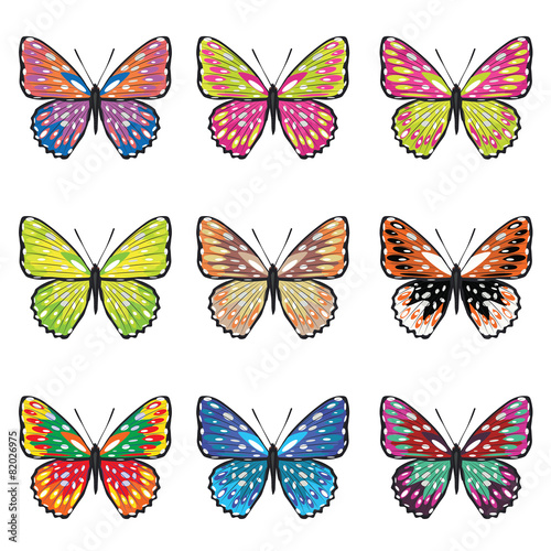 Butterflies Set