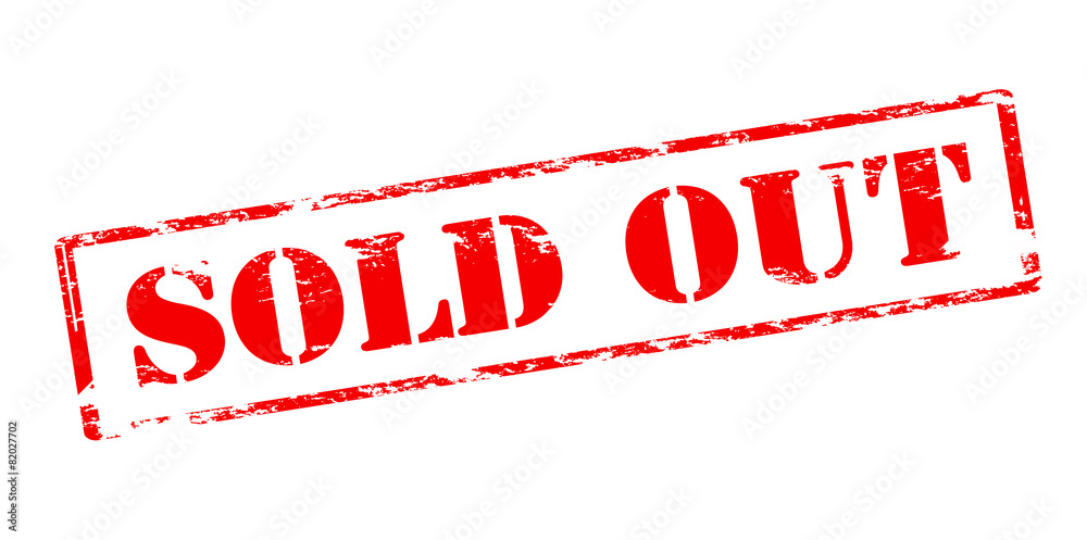 Sold out Stock Vector | Adobe Stock
