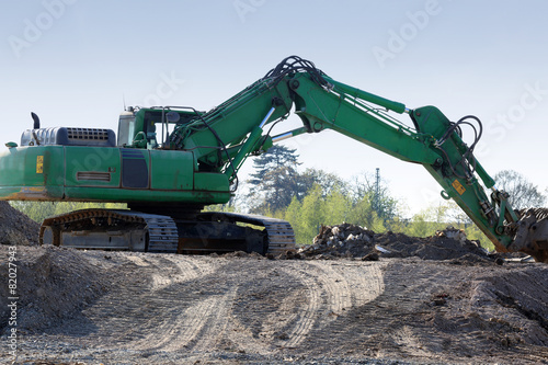 excavator heavy machinery photo