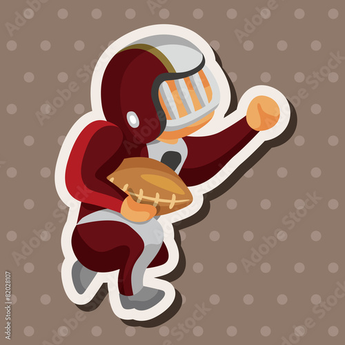 football player theme elements vector,eps
