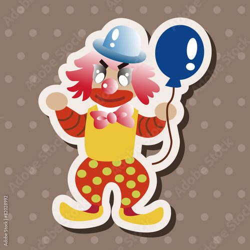 clowns theme elements vector,eps