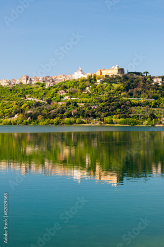 Obraz na plátně Castel Gandolfo Lago Albano