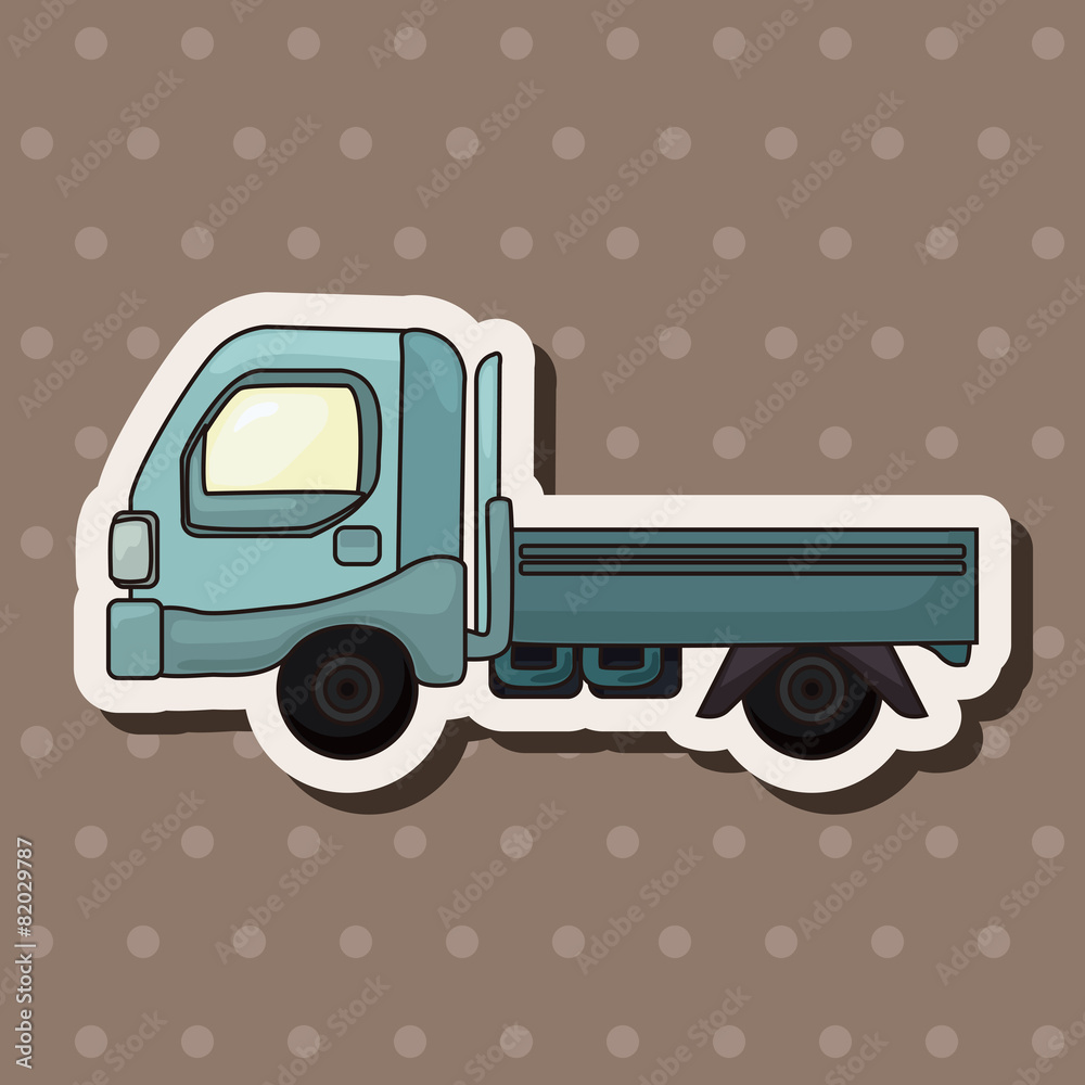 truck theme elements vector,eps