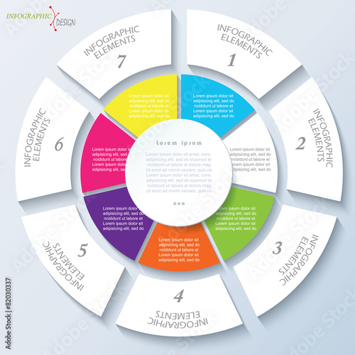 Modern template for business project or presentation