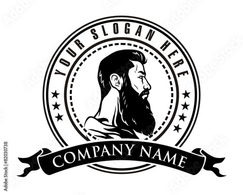 man beard logo