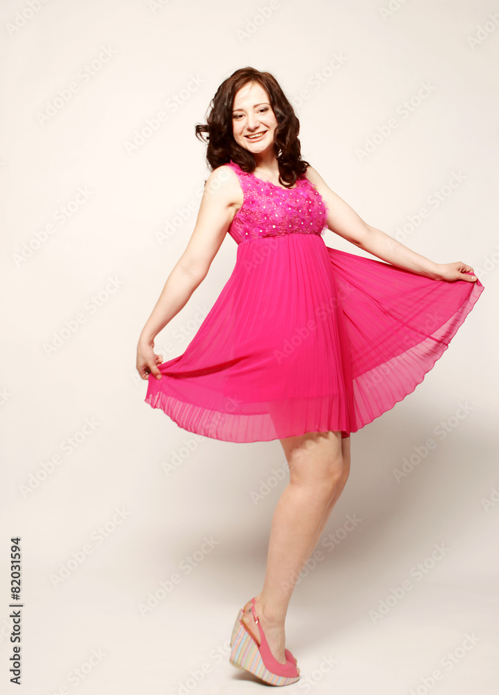fairy flying girl in pink dress fairy flying girl in pink dress