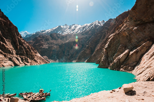 Attabad Lake in Northern Pakistan