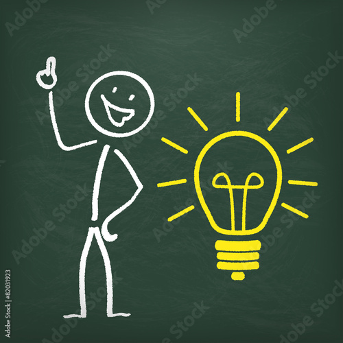 Blackboard Stickman Idea