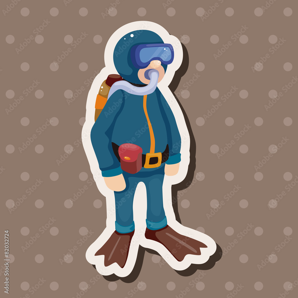 diver theme elements