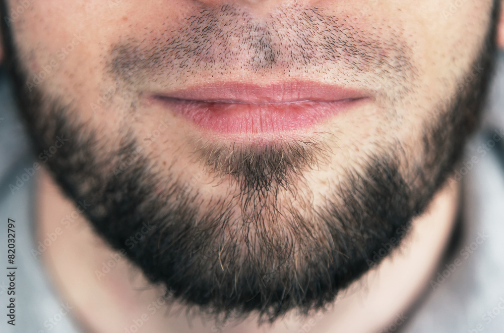 Fototapeta premium Closeup of beard man