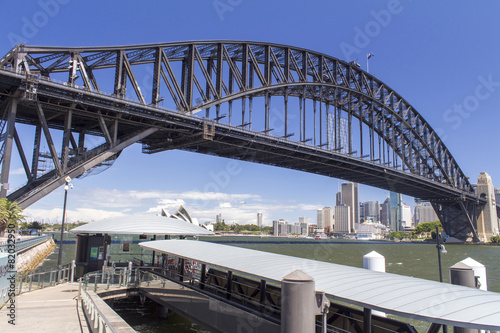 Harbor bridge & Sydney Australia