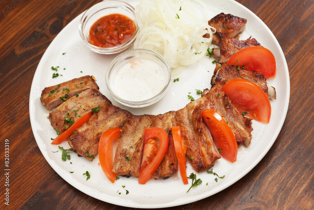 Delicious BBQ ribs Delicious BBQ ribs