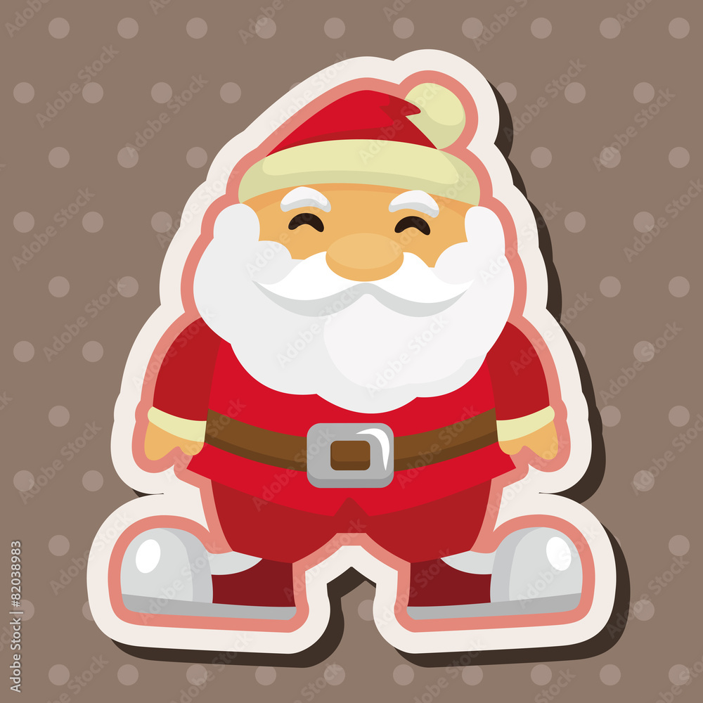 santa claus theme elements santa claus theme elements