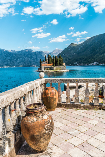 Jars on the terrace