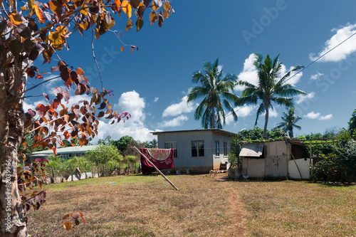 hovel, shanty, shack in Tonga, Polynesia photo