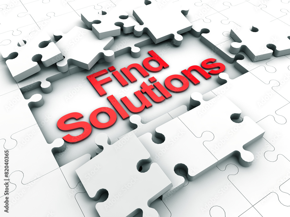 Find Solutions puzzle tiles