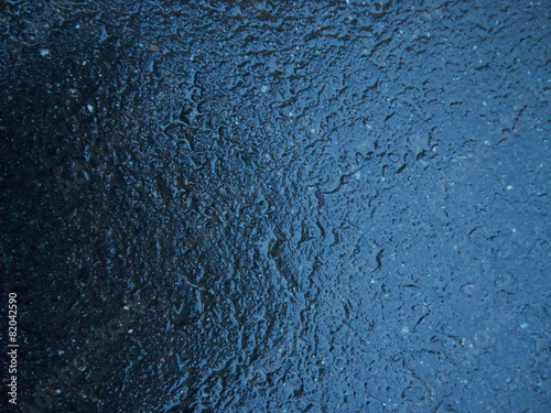 Wet pavement texture
