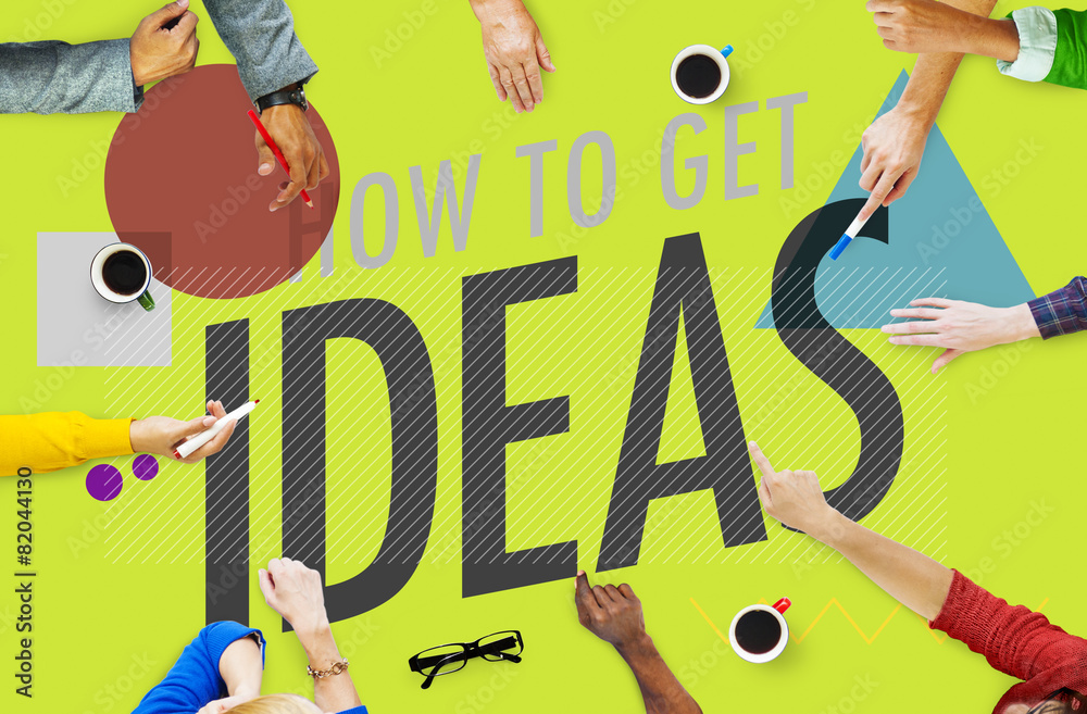 Fototapeta premium Ideas Thinking Concept Inspiration Creativity Concept