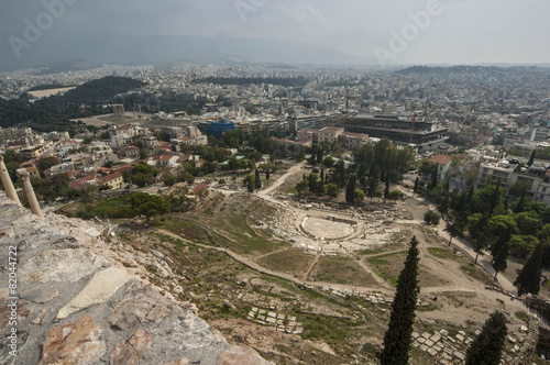 ATHENS/GREECE 6TH OCTOBER 2006 - View over Athens from Acropolis