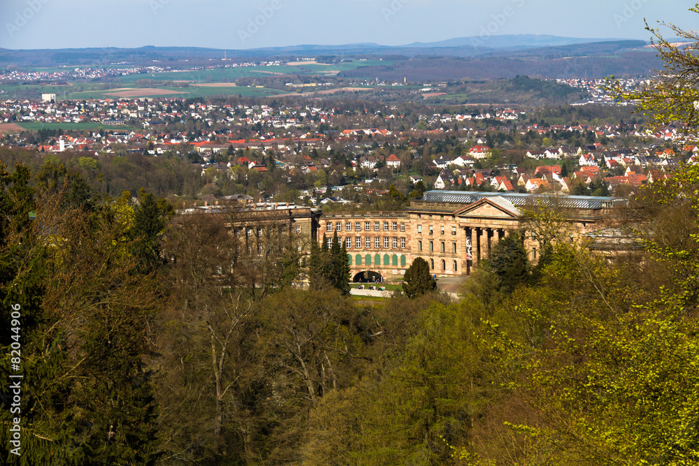 Schloß Wilhelmshöhe mit Blick auf Kassel