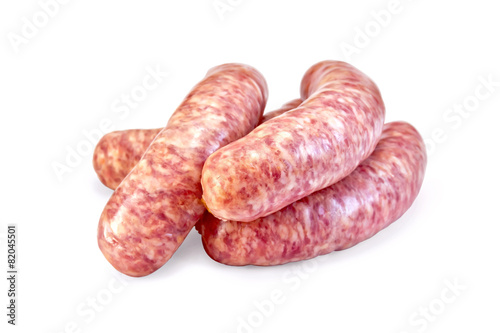 Sausages pork raw