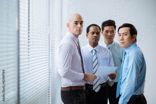Group of businessmen