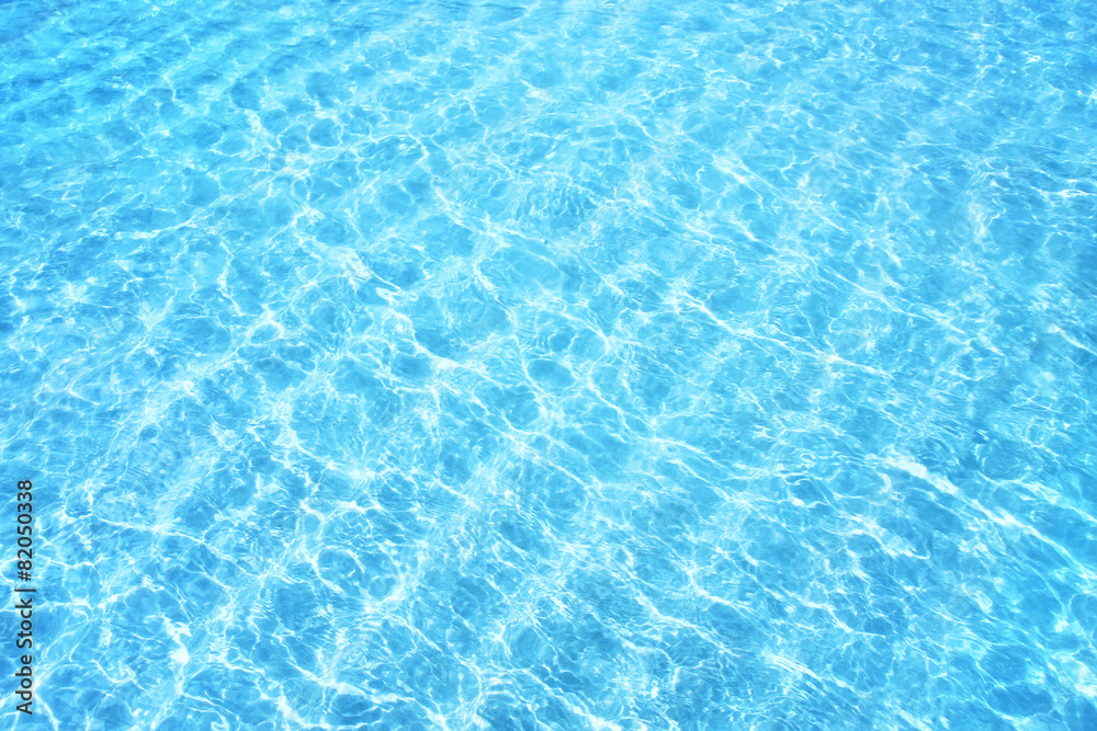 Shining blue water ripple background