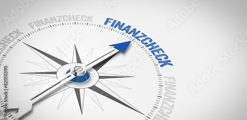 Obraz na płótnie Compass Finanzcheck