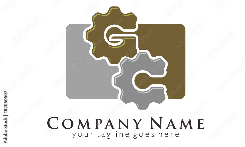 GC Initial Letter Logo Vector