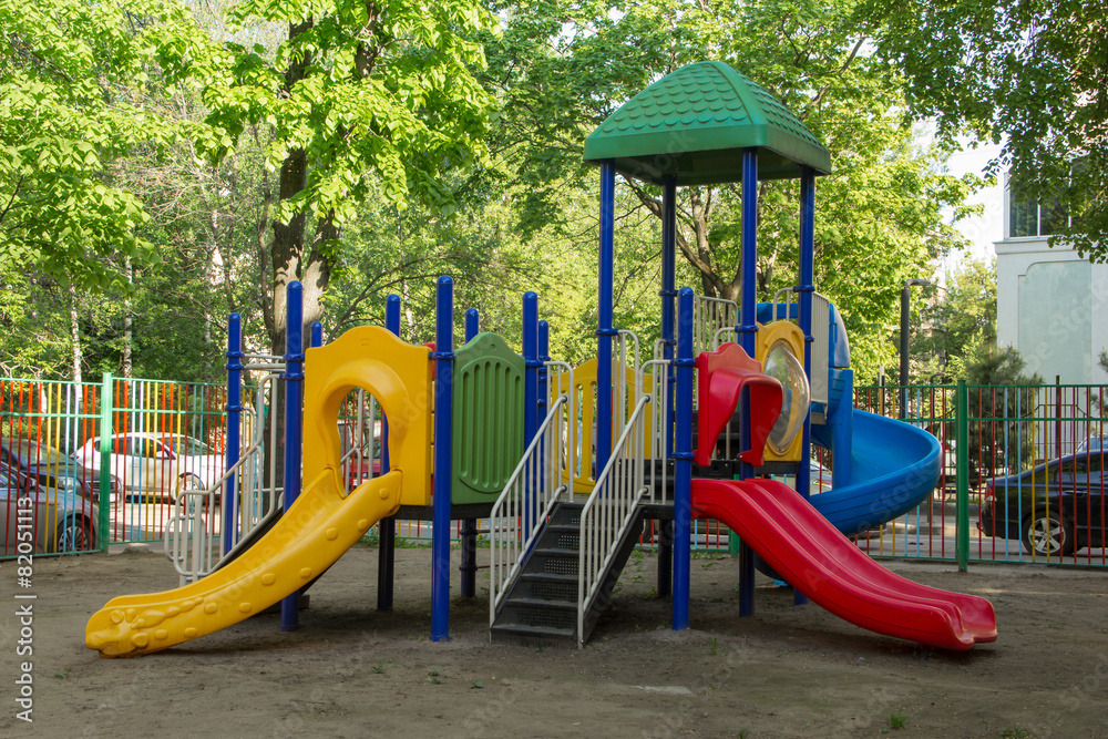 complex for children with slides and ladders complex for children with slides and ladders