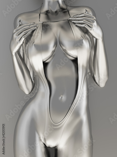 Silver female body