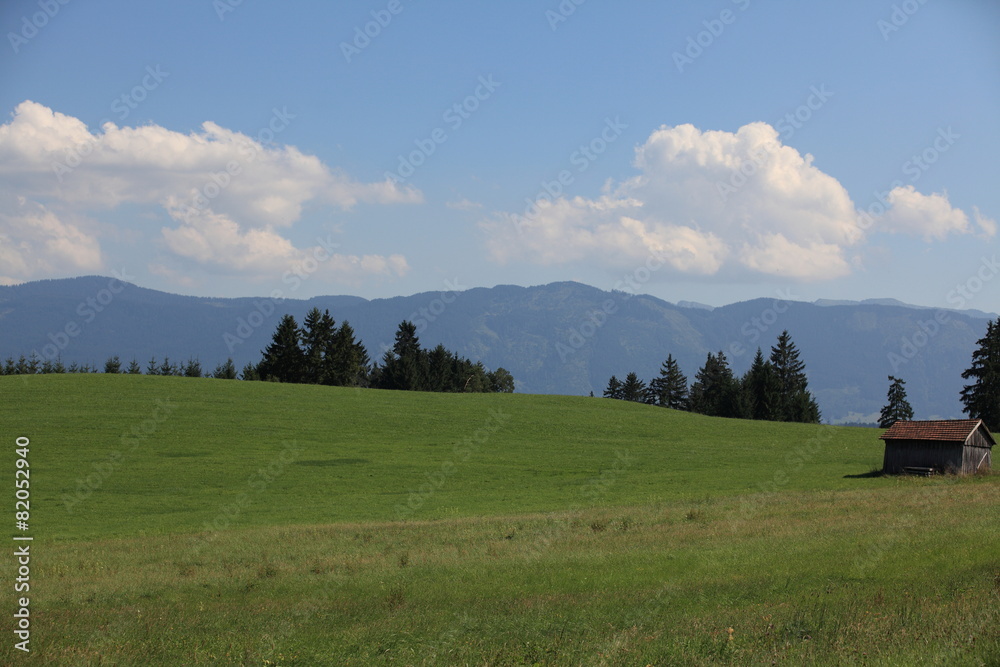 Obraz premium Fernblick im Allgäu