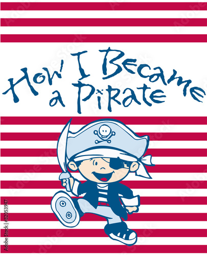 Cute Baby Pirate Card