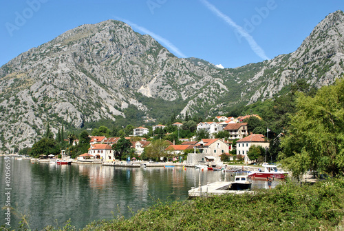 View of Orahovac town in summer day. photo