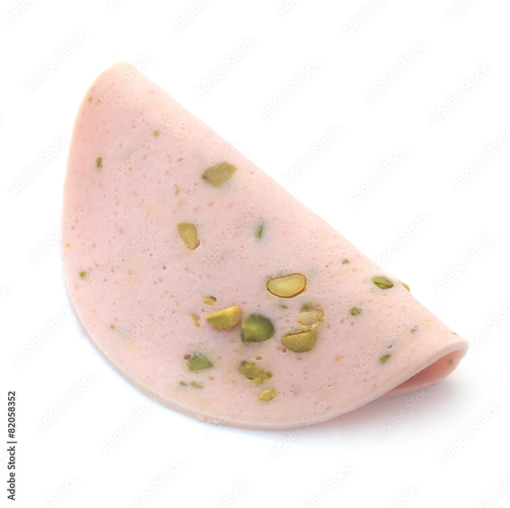 Mortadella mit Pistazien Stock Photo Adobe Stock