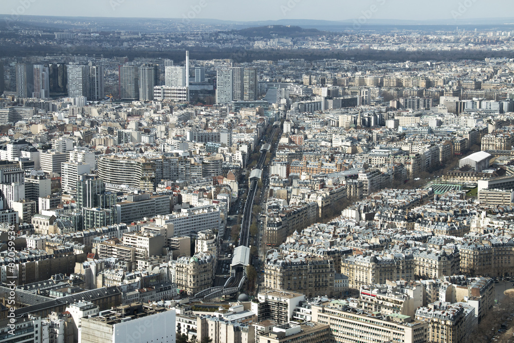 Fototapeta premium Metro line 6, Paris