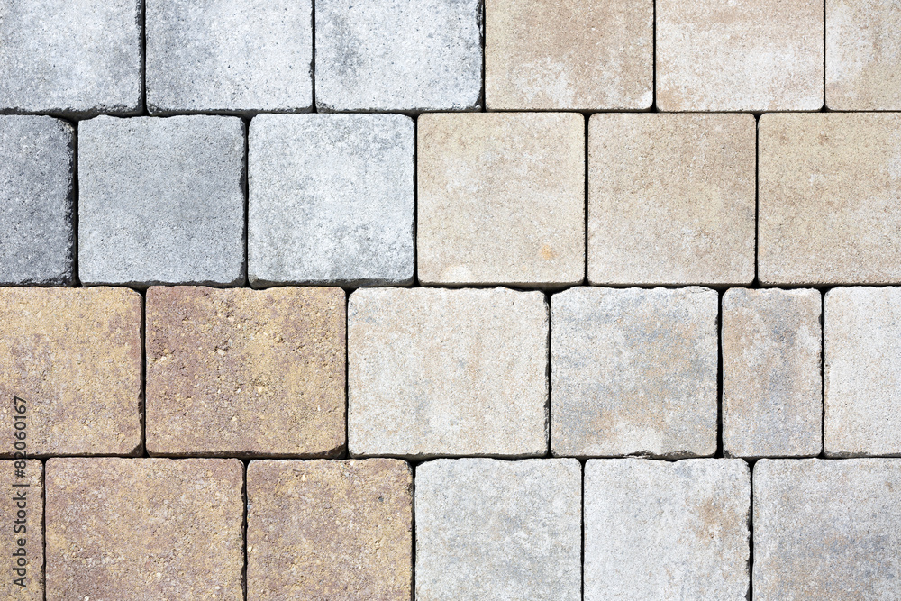 Mauer- oder Fussbodensteine als Hintergrund