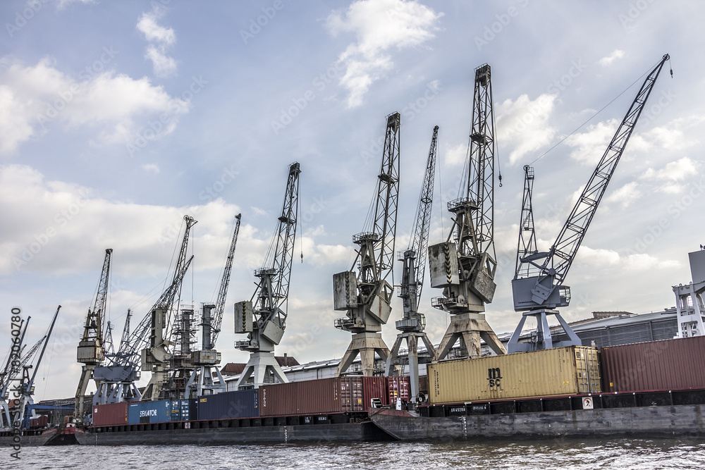 Fototapeta premium historic cranes