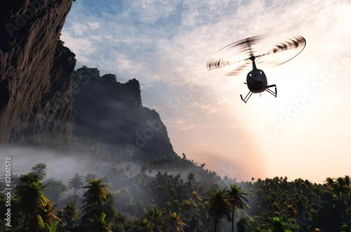 Obraz Śmigłowiec cywilny