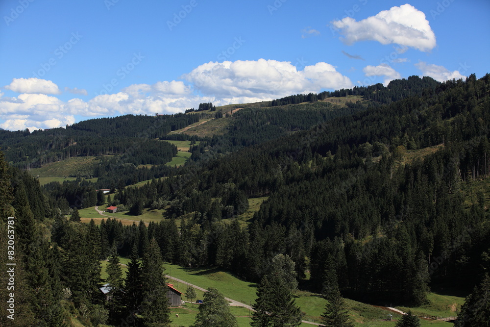 Mittelgebirge bei Gunzesried
