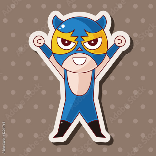 Wrestler theme elements