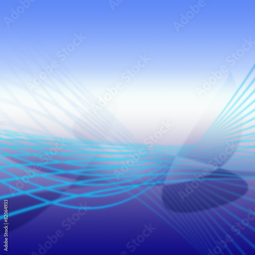 Blue Gradients Background Blue Lines and Wings Shadow