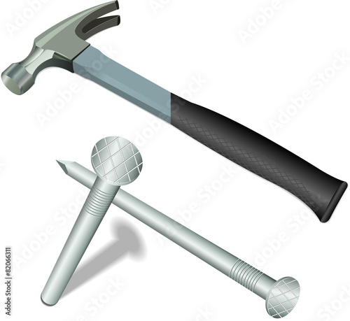 hammer and nails