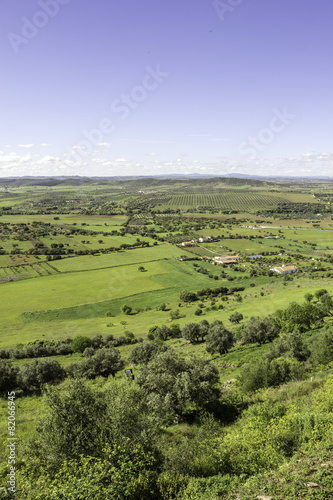 View from town of Monsaraz  on the right margin of the Guadiana